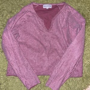 pink ribbed sweatsuit